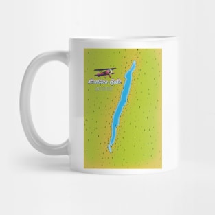 Coniston lake Lake District map Mug